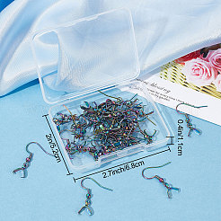 50Pcs 304 Stainless Steel Hooks&nbsp;STAS-BBC0001-49M