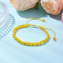 Baking Paint Glass Seed Beaded Bracelets&nbsp;BJEW-MZ00155