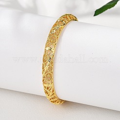 Brass Bangles for Women&nbsp;BJEW-D313-03G