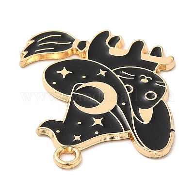 Alloy Enamel Pendants&nbsp;ENAM-D058-02D-G-1