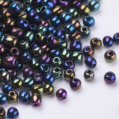 15/0 Plated Glass Seed Beads&nbsp;SEED-Q025-1.5mm-B05-1