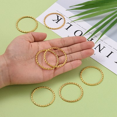 Tibetan Silver Linking Rings&nbsp;X-GLF10846Y-1