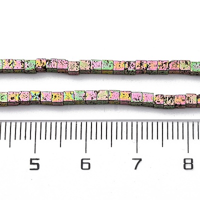 Electroplated Natural Lava Rock Beads Strands&nbsp;G-A256-B01-01I-1