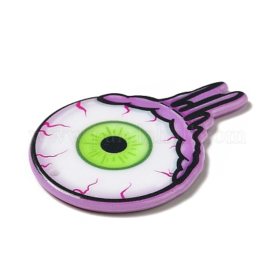 Halloween Printed Acrylic Pendants&nbsp;MACR-G059-14E-1