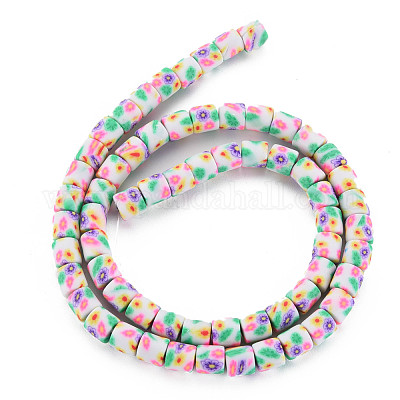 Handmade Polymer Clay Bead Strands&nbsp;CLAY-T020-10C-1