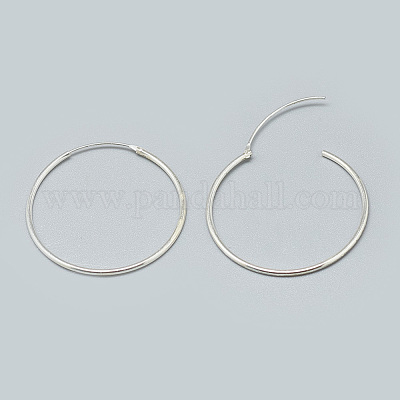 925 Sterling Silver Earring Hoop&nbsp;STER-T002-188S-1