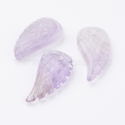 Natural Amethyst Pendants G-E435-B-10-1