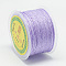 Nylon Threads, Milan Cords/Twisted Cords, Lilac, 1.5~2mm, about 54.68 yards(50m)/roll
