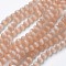 Cat Eye Beads, Round, Navajo White, 10mm, Hole: 1mm, about 39pcs/strand, 15 inch