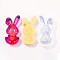 Easter Silicone Molds, Candle Molds, Gesso Resin Casting Molds, White, Rabbit, 132x70x24mm