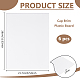 Cap Brim Plastic Board&nbsp;DIY-WH0591-246B-02-2