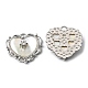 Brass Cubic Zirconia Pendants&nbsp;KK-K334-02P-2