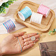 4 Rolls 4 Styles Macaron Color Segment Dyed Nylon Braided Cord&nbsp;NWIR-TA0001-22-5