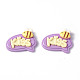 Opaque Resin Cabochons&nbsp;CRES-P023-01D-1