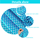Fishscale Pattern Polyester Fabrics&nbsp;DIY-WH0304-508C-2
