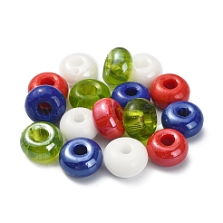160Pcs 8 Style Opaque & Transparent Colours Glass Round Beads&nbsp;SEED-YW0002-05