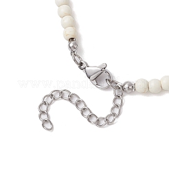 Synthetic Turquoise Sea Turtle & Starfish Pendant Necklaces&nbsp;NJEW-JN05210-02