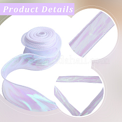 5Rolls Flat Rainbow Color Organza Ribbon&nbsp;OCOR-CY0003-29A
