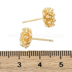 Brass Stud Earrings&nbsp;EJEW-Q014-34G