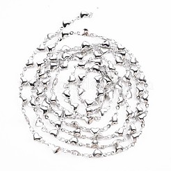 Non-Tarnish 201 Stainless Steel Heart & Oval Link Chains&nbsp;STAS-N092-116