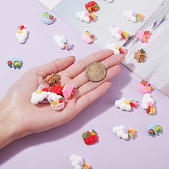 40Pcs 10 Style Resin Cabochons&nbsp;RESI-SZ0001-37