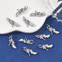 SHEGRACE Brass & Cubic Zirconia Charms&nbsp;XGRQ3P086-579P
