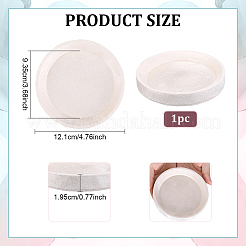 Round Velvet Jewelry Organizer Display Trays&nbsp;ODIS-WH0030-326B