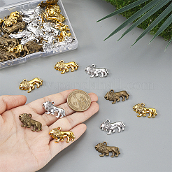 60Pcs Tibetan Style Zinc Alloy Pendants&nbsp;FIND-GA0008-12B