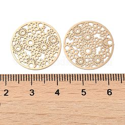 Rack Plating Brass Connector Charms&nbsp;KK-Q792-09LG