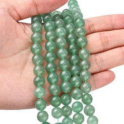 Natural Green Aventurine Beads Strands&nbsp;X-G-G099-8mm-17