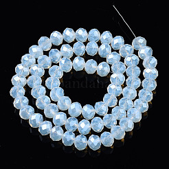 Electroplate Glass Beads Strands&nbsp;EGLA-A034-J8mm-A04