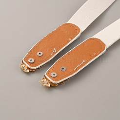 Nylon Elastic Chain Belt with Imitation Learther&nbsp;AJEW-WH0248-309C