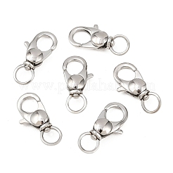Tarnish Resistant 304 Stainless Steel Swivel Lobster Claw Clasps&nbsp;X-STAS-R065-10