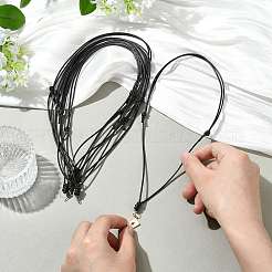 20Pcs 2 Colors Waxed Polyester Cord Necklaces Making&nbsp;NJEW-FS00015