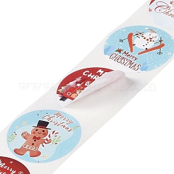 Christmas Theme Paper Self-Adhesive Stickers&nbsp;X-DIY-B077-01A-09