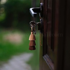 3Pcs Colorful Tassel Keychain Handmade Boho Keychain Personalized Bag Charm Tassel Keychain for Women&nbsp;JX282A