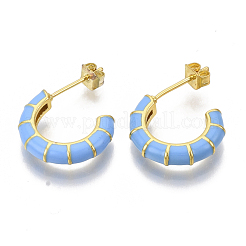 Brass Stud Earrings&nbsp;EJEW-S209-10B