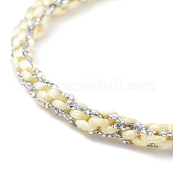 Nylon and Polyester Braided Cord Bracelet&nbsp;BJEW-JB07676
