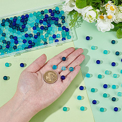 5 Colors Transparent Glass Beads Sets&nbsp;FGLA-PH0001-11B-01