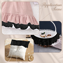 5M Double Layer Polyester Pleated Lace Ribbon&nbsp;OCOR-CY0001-41A