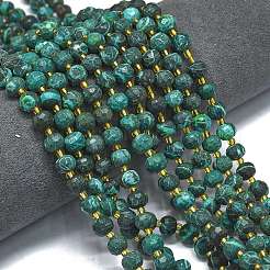 Natural Malachite Beads Strands&nbsp;G-K389-E82-01
