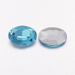 Glass Pointed Back Rhinestone&nbsp;RGLA-Q011-10x14mm-M