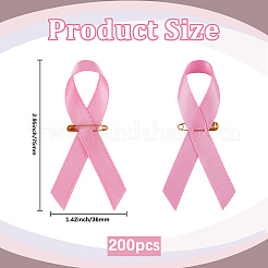 200PCS Polyester Ribbon Brooch Pins&nbsp;JEWB-GF0001-49