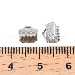 Tarnish Resistant 304 Stainless Steel Ribbon Crimp Ends&nbsp;STAS-S047-056
