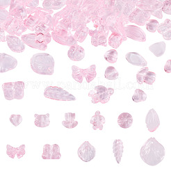 64Pcs Gradient Color Transparent Glass Beads&nbsp;GLAA-TA0003-48C