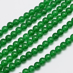 Natural & Dyed Malaysia Jade Bead Strands&nbsp;G-A146-6mm-A06