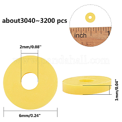 Handmade Polymer Clay Beads&nbsp;CLAY-PH0001-25E