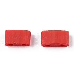 2-Hole Opaque Glass Seed Beads&nbsp;SEED-S023-21B-04