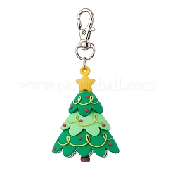 10Pcs 10 Styles Christmas Theme PVC Plastic Pendant Decorations&nbsp;HJEW-JM02316