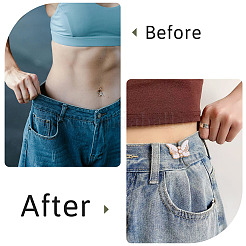 8Pcs 4 Styles Butterfly Shape Alloy Enamel Adjustable Jean Button Pins&nbsp;FIND-TA0009-11